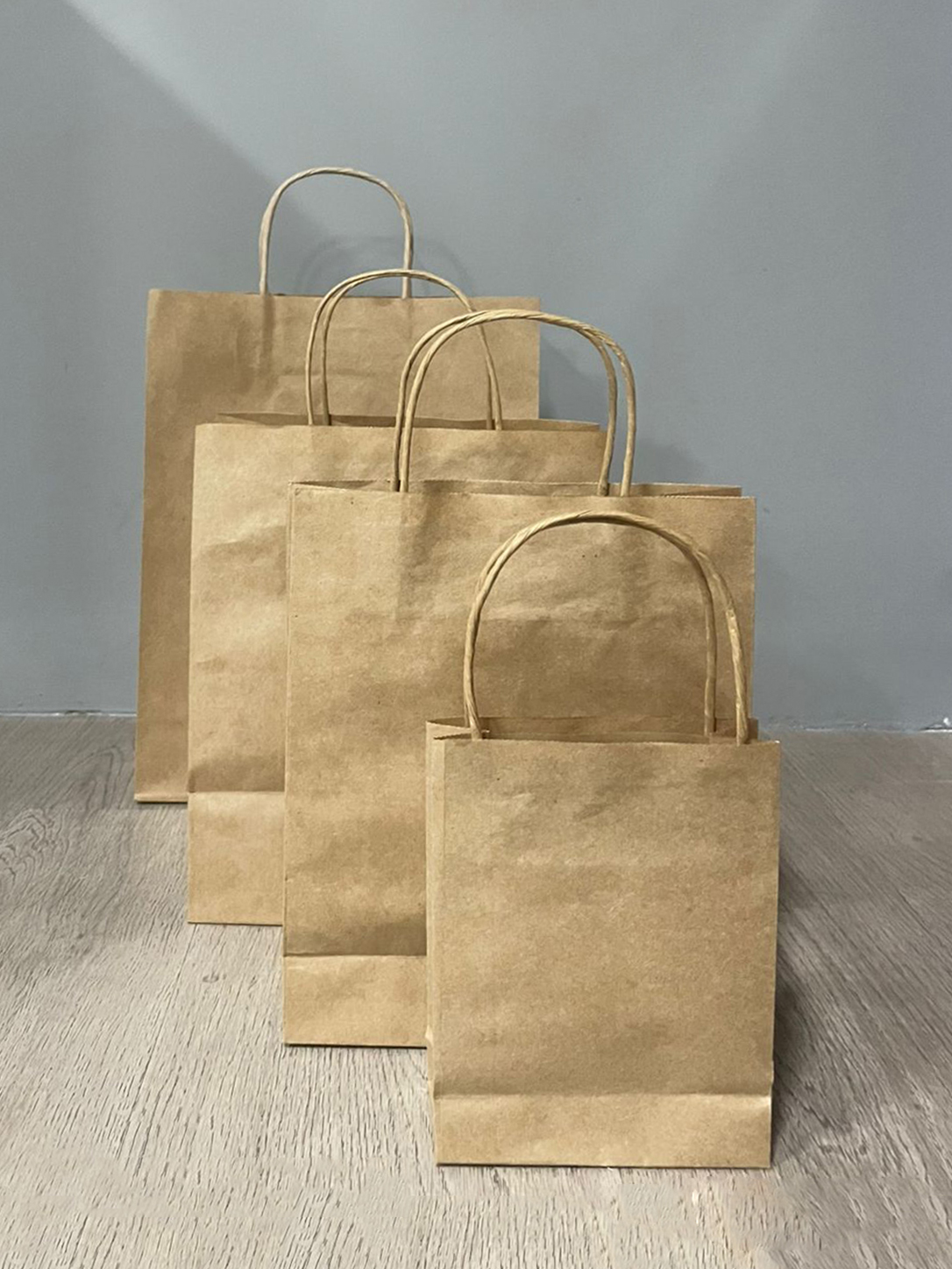 Brown kraft paper bag