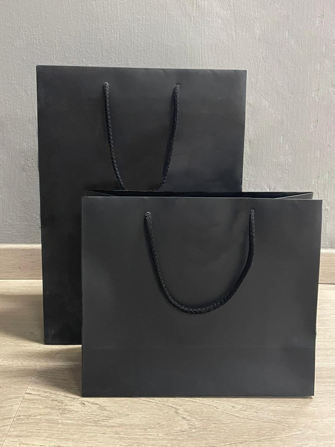 Black laminated bag